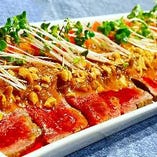 お勧め5.牛モモ肉とトマトの冷菜　怪味醤ソース