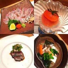 ◆季節の懐石とお寿司のコース