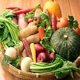 京都や淡路島の農家から直送の産直野菜も
お楽しみいただけます