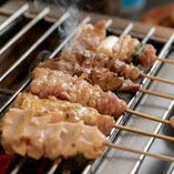 備長炭で丁寧に焼き上げます