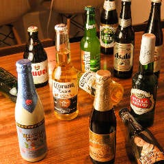 アルコールも幅広くご準備。ちょい飲みにもご利用下さい。