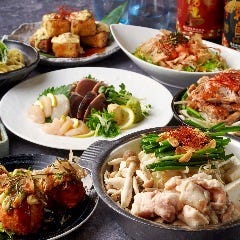 肉と魚と、たまご。 個室居酒屋 殻YABURI 藤沢店_肉に魚に野菜に鍋に多彩な掛け合わせ♪素材をごちそうに。飲み放題付コースでは一段とお楽しみ頂けます。