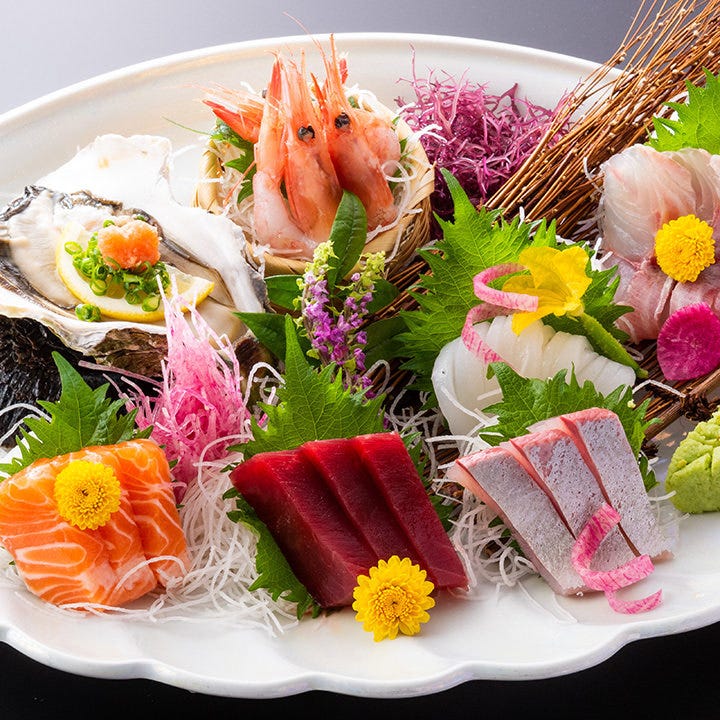 鮮度抜群の刺盛りや江戸前寿司をご堪能いただける豪華なコース