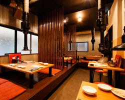 炭火焼ホルモン酒場 元気家の座敷席