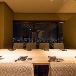 大人気！【大阪城】を眼下に望む！３８階からの絶景付きテーブル個室！