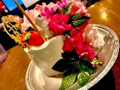 La・miroir（ラミロワール）_自家製記念日ケーキ