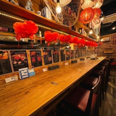 麻辣四川料理と本格薬膳火鍋専門店 神戸南京町 麻辣朋友!_カウンター席