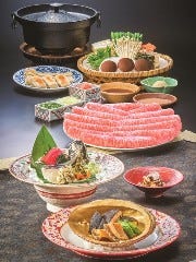 ※写真はイメージです。肉・野菜盛、きしめん・餅は3人前です。