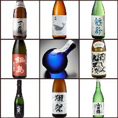やはり鮨には日本酒という方に 銘酒揃えております