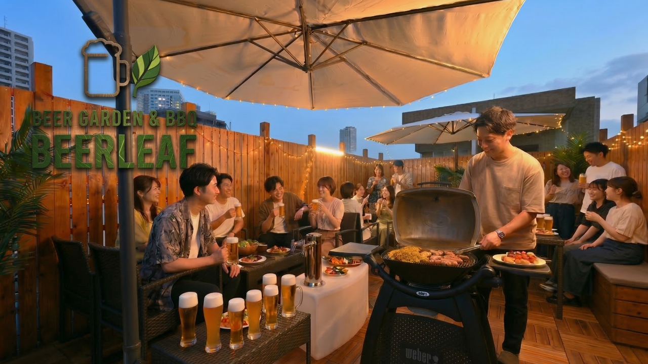 屋上ビアガーデン＆バーベキュー Beer Leaf（ビアリーフ）