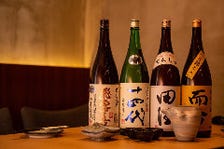 銘柄プレミアム日本酒をご用意♪