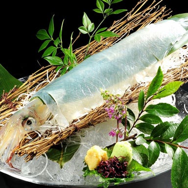 新潟・佐渡の旬と地酒 いかの墨 大宮仲町店_活いかの踊り造り