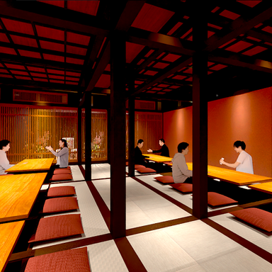 新潟・佐渡の旬と地酒 いかの墨 大宮仲町店_大小様々な掘りごたつ個室