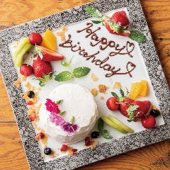 浪花ろばた 頂鯛 北新地店_お誕生日などの記念日祝いのお手伝い致します♪