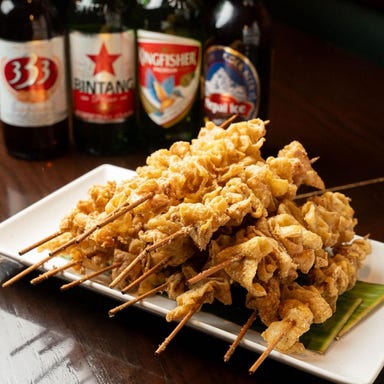 アジアンダイニング LUMBINI おおたかの森店_鶏皮串(とりかわくし)