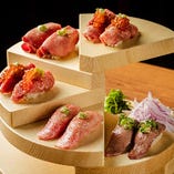超特選肉刺し握り寿司5種