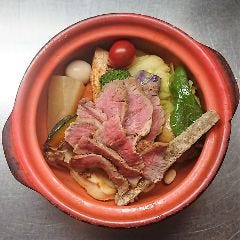 生ラムタタキのSOUP CURRY（野菜9品）