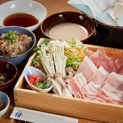 しゃぶしゃぶ御膳は味・ボリューム共に内容充実です♪