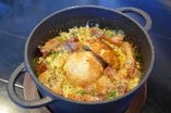 注文ごとに炊くお米料理。山形県新庄の在来種、幻のお米『さわのはな』。