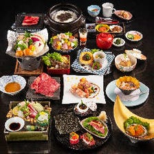 【山茶花 -SAZANKA-】最高級の海鮮と和牛がコラボレーションした料理が全13品⇒16,500円
