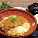 沖縄豚ロースカツ　卵とじ丼