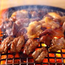 厳選した銘柄鶏を鶏焼肉で愉しむ!