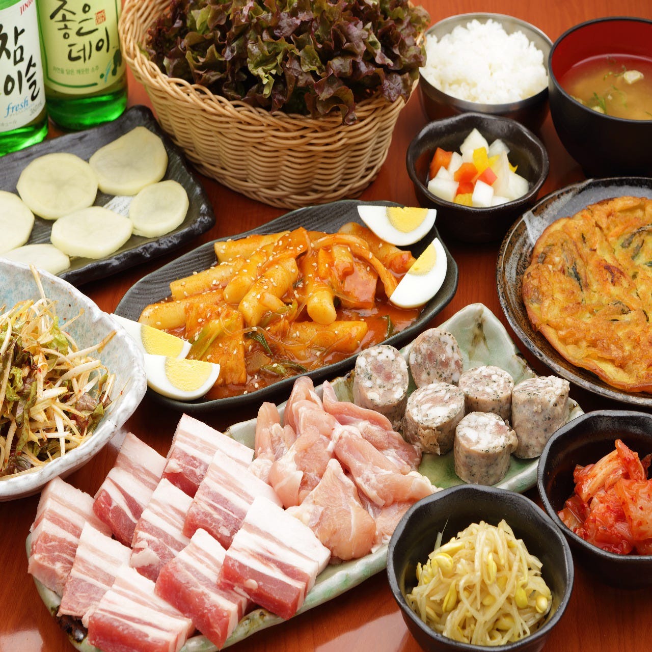 サムギョプサル食べ放題 豚まに 東梅田 韓国料理 Goo地図