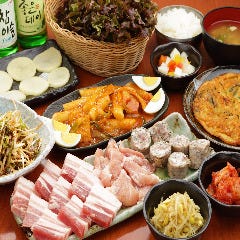 サムギョプサル食べ放題 豚まに 東梅田 お初天神 太融寺 サムギョプサル ぐるなび