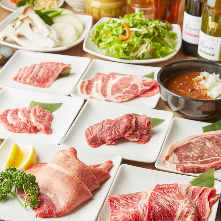 新宿の焼肉店『肉屋の台所』の「黒毛和牛食べ放題」