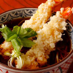海老天ぷら蕎麦