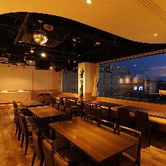 パーティフロア“スパジオ”は7階からの街の夜景もたのしめます