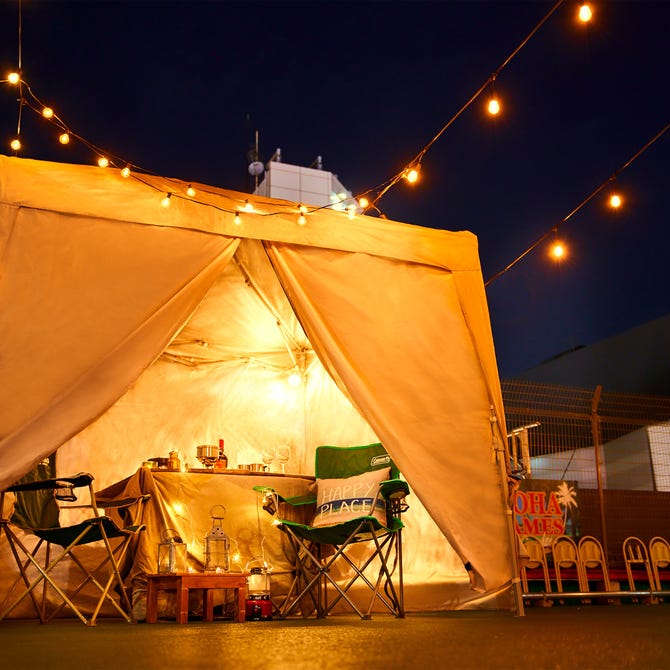 グランピング 鍋 q食べ放題 天空ラウンジ 新宿東口 新宿 バーベキュー ぐるなび