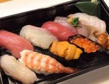 すし【きわみコース】個室プラン　季節のお料理とお寿司10貫を堪能する　ご接待　会食　記念日