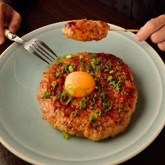 山芋をつなぎに使用したビッグなふわふわつくねが大人気!