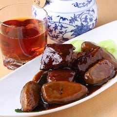 黒酢の酢豚　紹興酒や海外ビールに合います