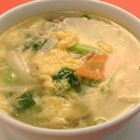 野菜玉子スープ