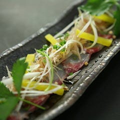 鯛と香味野菜の和風カルパッチョ