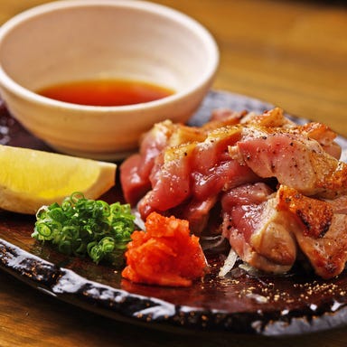 軍鶏焼き酒場 花ちょうちん天五店_軍鶏タタキポン酢