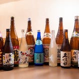 追加500円（税込）で日本酒飲み放題もご用意しております。