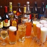 ビールにワイン、焼酎やウイスキー、ラッシーなどのソフトドリンクも多数ご用意しております！