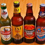 珍しいインドビールのからアルコールもご用意しています。