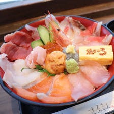 満海漁師丼(みそ汁・お新香付)
