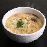 たまごスープ・わかめスープ・野菜スープ