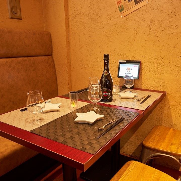 和牛寿司 肉バル Bison バイソン 八王子店 店内 ぐるなび