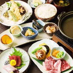 牛肉陶板御膳（ワンドリンク付）