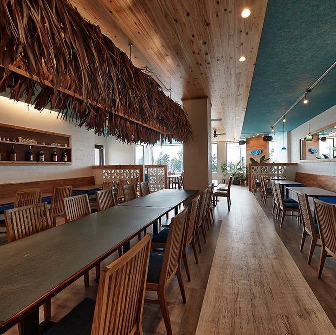 Blue Coast Okinawa ブルーコーストオキナワ Cafe Dining 恩納村 読谷 北谷 ハンバーグ ぐるなび