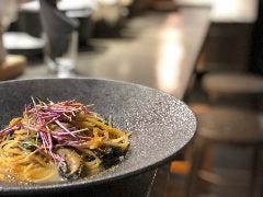 からすみとかきのもとのペペロンチーノ