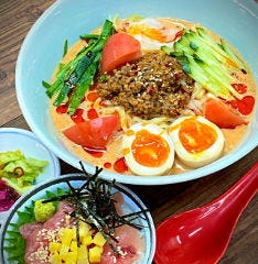 ごまだれ冷し坦々麺 ミニねぎとろ丼セット