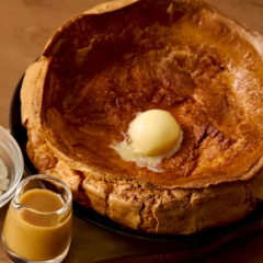 窯出しダッチベイビーパンケーキ　バタースコッチ