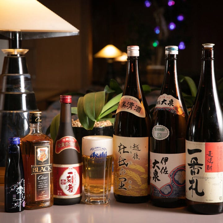 ビール、焼酎、日本酒…ドリンクも飽きないラインナップ
